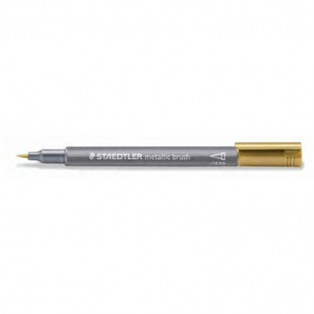 Pennarello Metallic Brush Oro