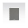 5 Pcs Pack Maxi Notebook Ecoqua A4 5mm Spiral 70fg 90gr Anthracite | Fabriano