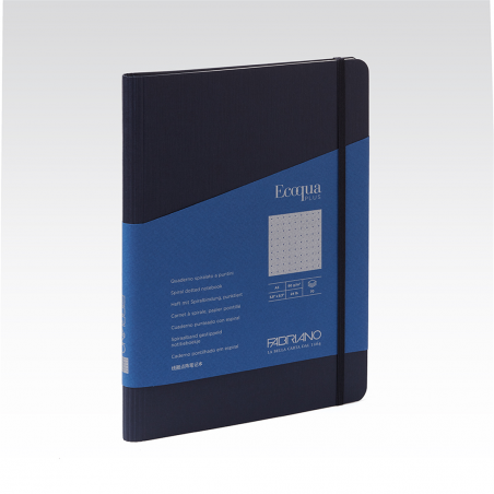 Taccuino A5 Ecoqua Plus Spirale Coperta Dark Blue