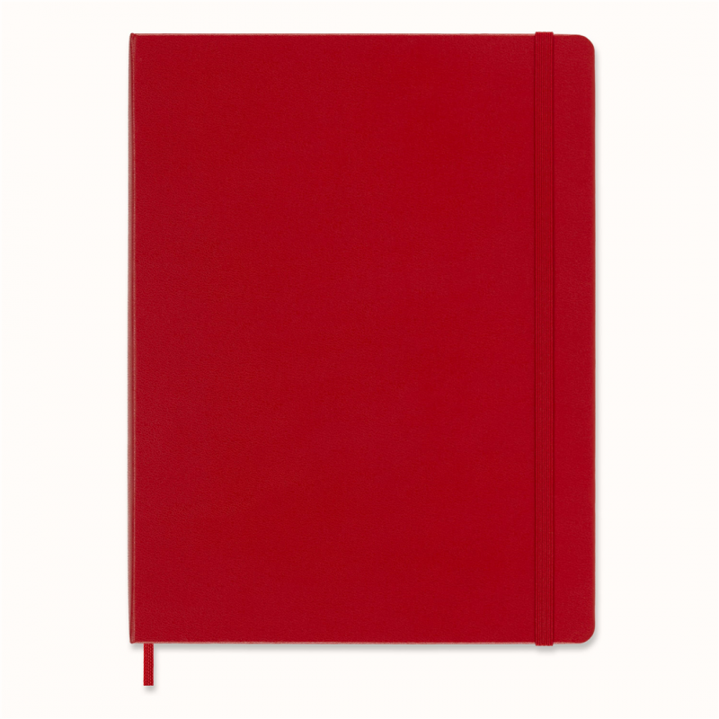 Moleskine Notebook Righe Xl Rosso Hard Cover