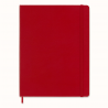 Notebook Xl Lines Red Hard Cover | Moleskine