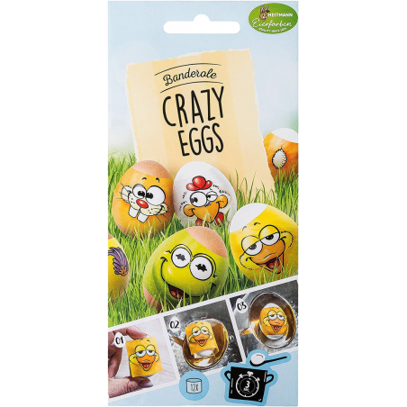 Decalcomanie Per Uova Pasqua Crazy Eggs | Pbs - bh