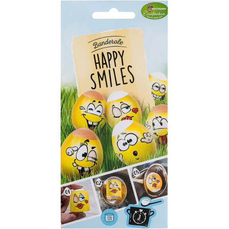Decalcomanie Per Uova Pasqua Happy Smiles | Pbs - bh