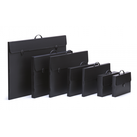 Valigetta Every Line Total Black 27x37,5x5 1 Chiusura 209/p