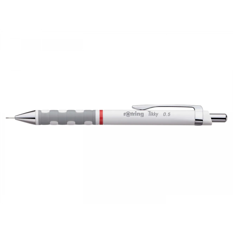 thumbnail image 2 of ROtring Tikky Retro Mechanical Pencil 2B 0.5 Mm Red With Ribbed Comfort Grip Pack Of 12 2 of 12