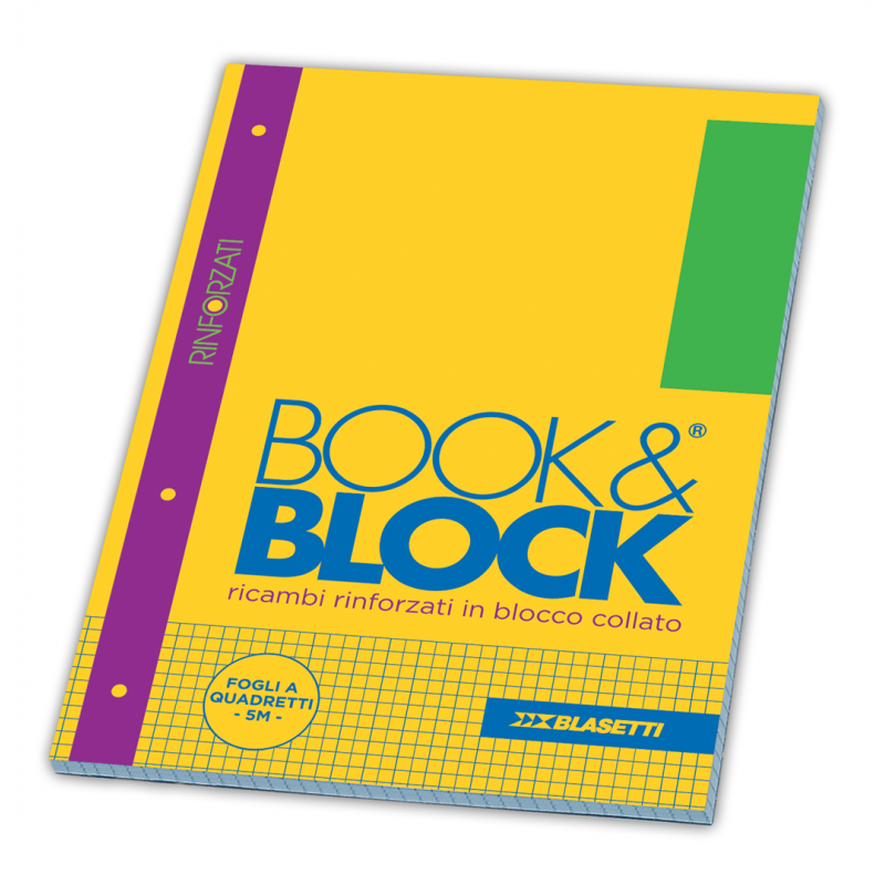 Ricambio Book & Block A4 Rinforzato 5m | Blasetti