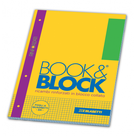 Ricambio Book & Block A4 Rinforzato 5m