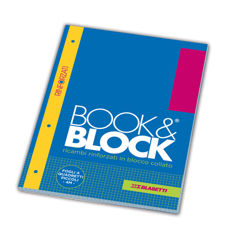 Ricambio Book & Block A4 Rinforzato 4m | Blasetti