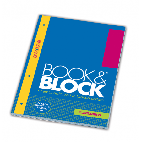 Ricambio Book & Block A4 Rinforzato 4m | Blasetti