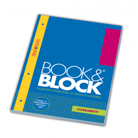 Ricambio Book & Block A4 Rinforzato 4m