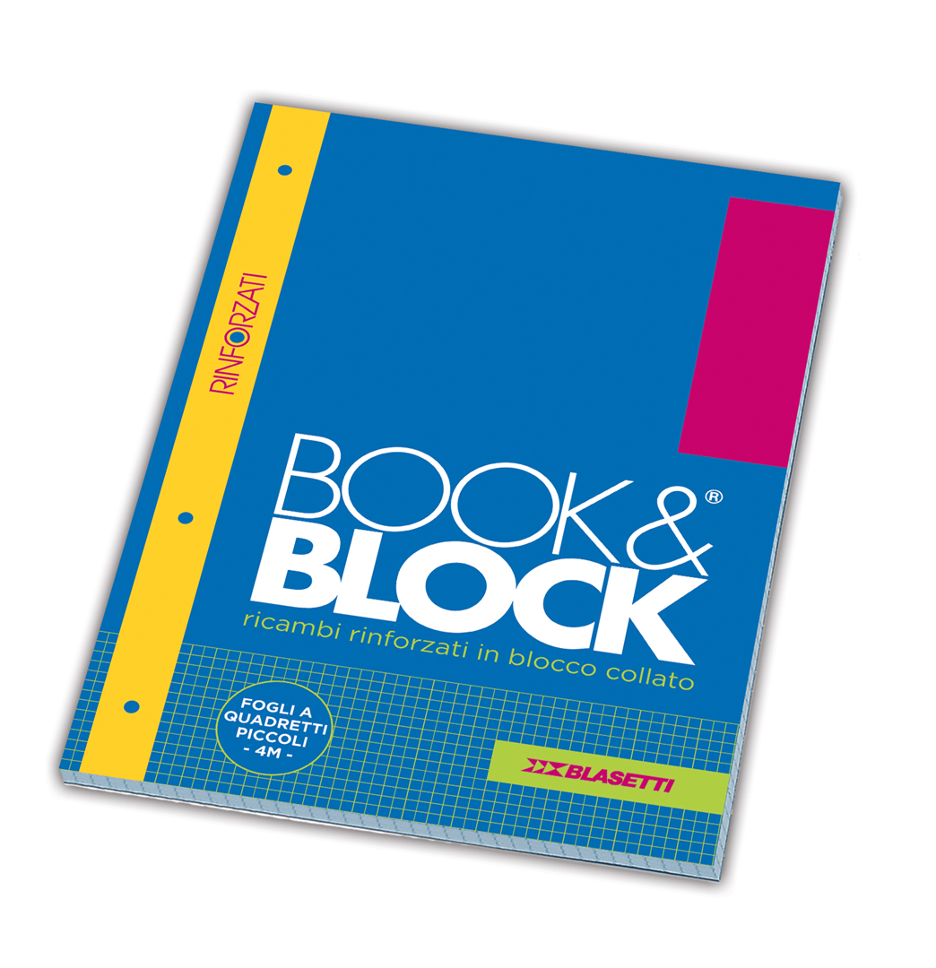 Ricambio Book & Block A4 Rinforzato 4m