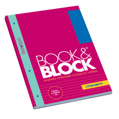 Ricambio Book & Block A4 Rinforzato 1r | Blasetti