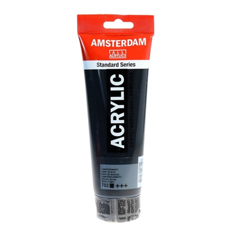 Acrilico Standard 250 Ml. Nero | Amsterdam