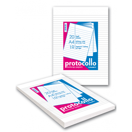 Risma Protocollo 20 Fogli 60 Grammi 1r