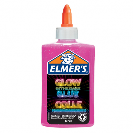 Colla Glow Liquida 147ml Rosa | Elmer's