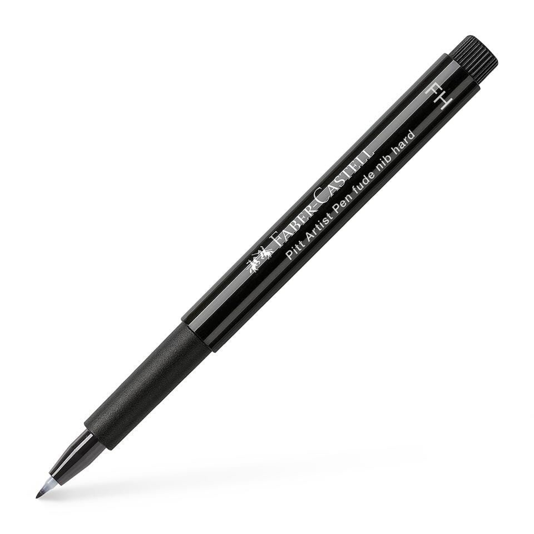 Penna Pitt Artist Pen Punta Fude Nero Punta Hard