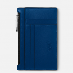 Meisterstück Pouch 8 Compartments With Blue Zip Pocket | Montblanc