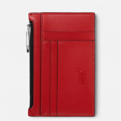 Meisterstück Pouch 8 Compartments With Zippered Pocket Red | Montblanc