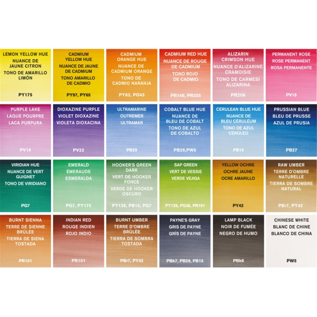 Scatola Cotman Painting Plus 24 1/2 Godets + Pennello — immagine 3