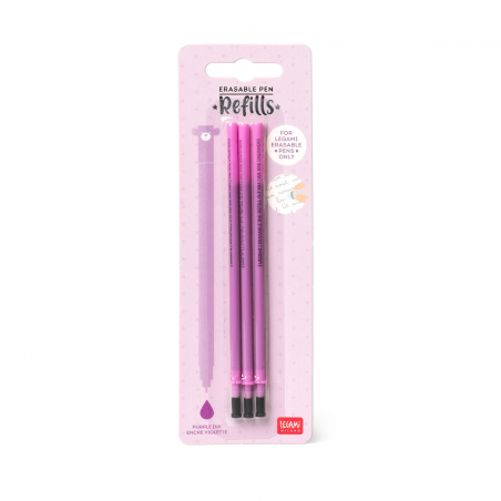 Refill Per Penna Cancellabile  3pz Viola