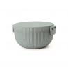 Bioloco Plant Deluxe Bowl With Powder Blue Cutlery | Pbs-Chic Mic