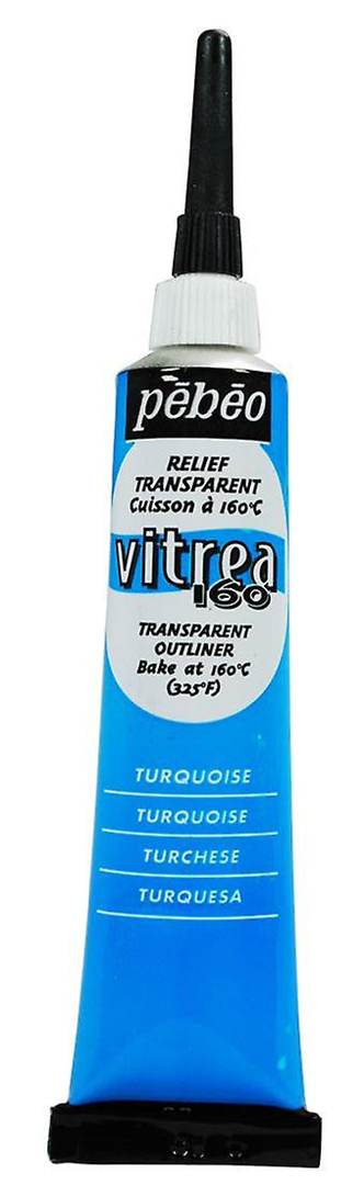 Contorni A Rilievo Vitrea 160 20 Ml 63 Turchese