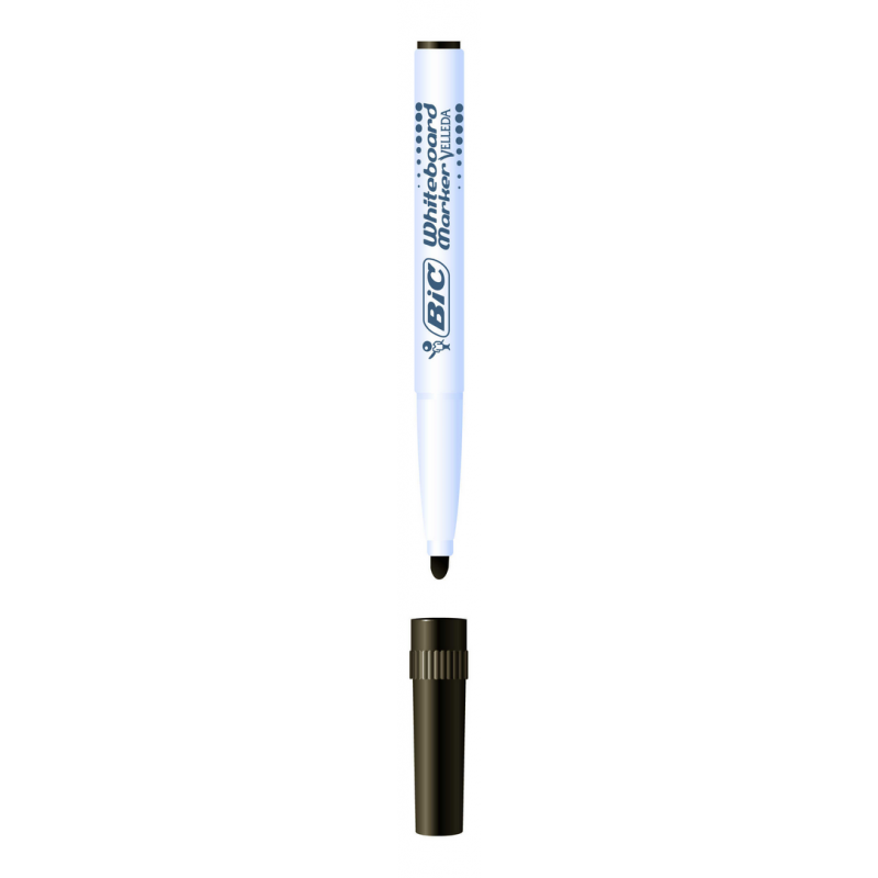 Confezione Pz 2 Marcatore Lavagna ® Whiteboard Marker Velleda® 1741 Nero | Bic