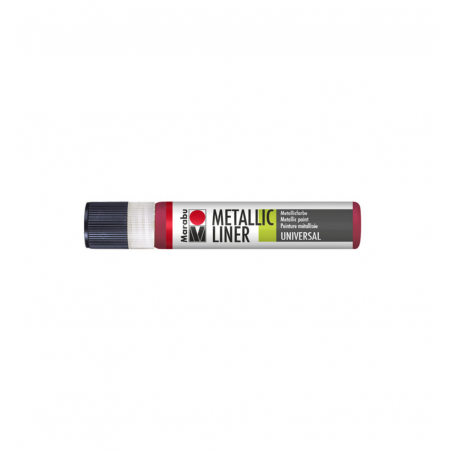 Pennarello A Rilievo 3d Metallic-Liner 25 Ml Rosso