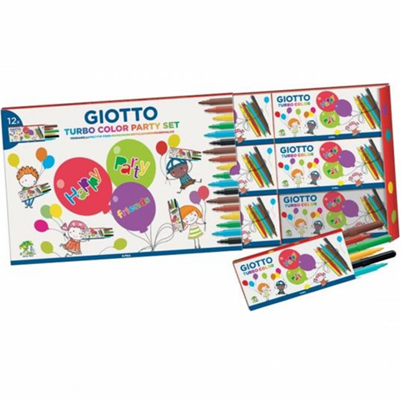 Turbocolor Party Gifts 12 Pieces | Giotto