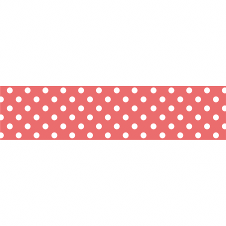 Masking Tape 15mmx7mt Masté Neon Red  Dot Basic