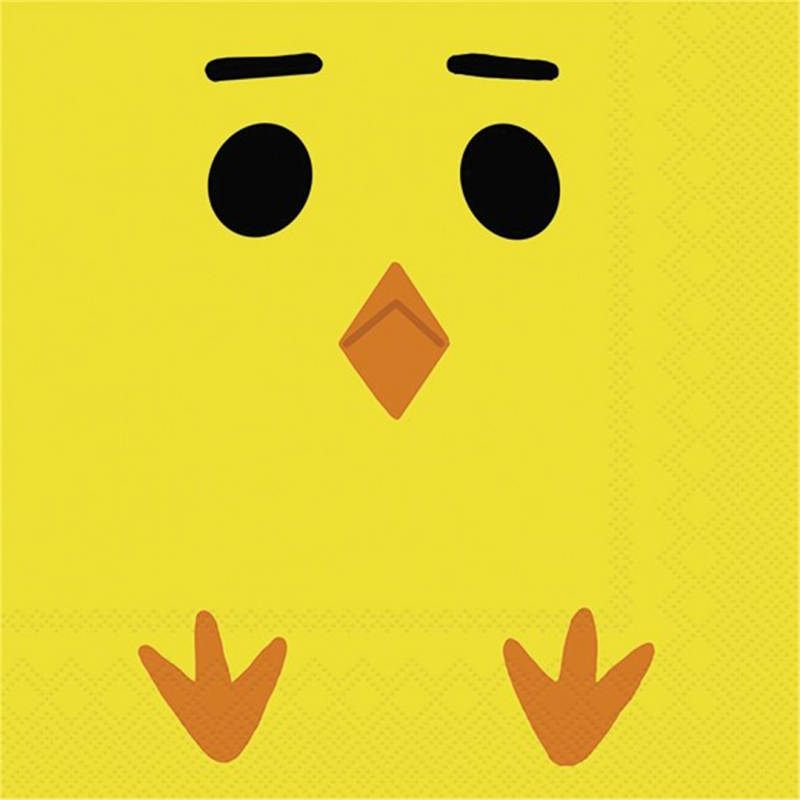 Tovagliolo 25x25 Pasqua Carta Dec. Yellow Chick | Ihr