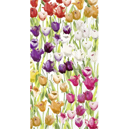 Asciugamano Carta Decorato Tulipfield | Ihr
