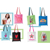 Cotton Shopping Bag With Pouch 32.5x36cm | Love Therapy