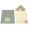 10 Envelopes + 10 Sheets 19x25 The Little Prince | Kartos