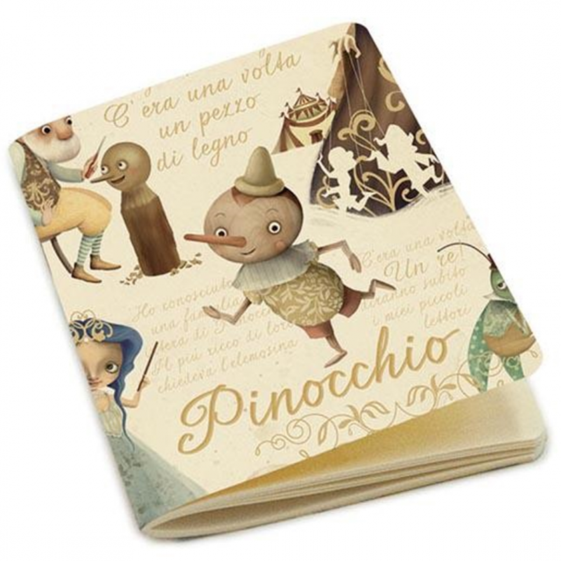 Quaderno A6 10,5x14,8cm 64fg Le Avventure Di Pinocchio-Vertecchi  Cartotecnica