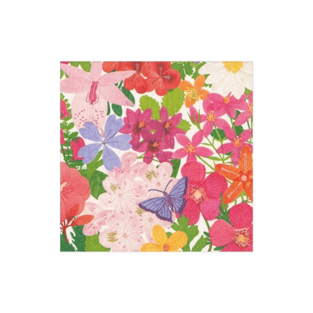 Patterned Napkin 25x25 Halsted Floral | Caspari Aps