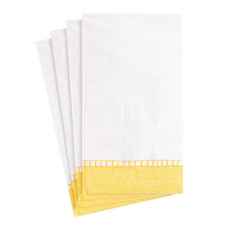 Asciugamano  15pz 32x40cm Yellow Linen Border