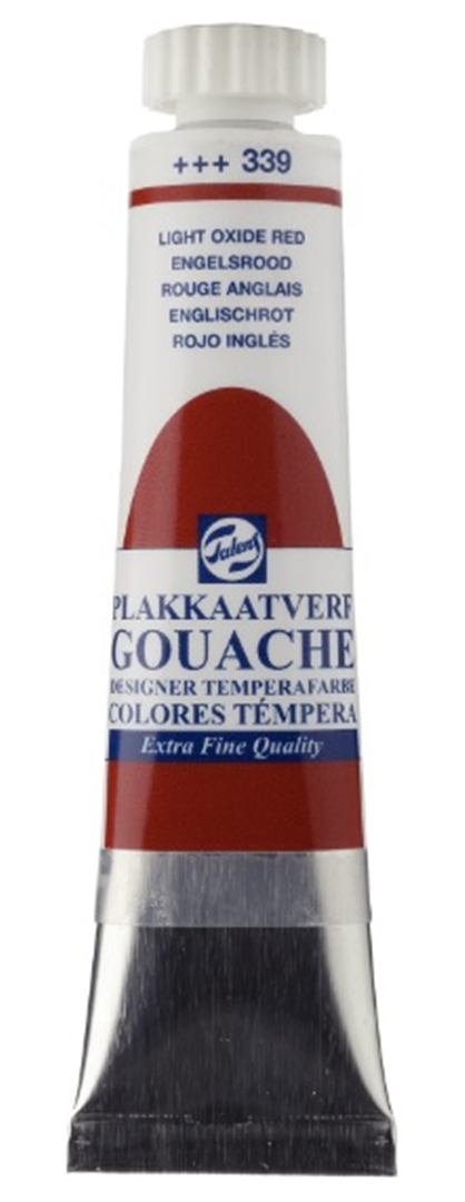 339 Rosso Inglese Gouache Tempera Extra Fine Tubo 20 Ml — immagine 2