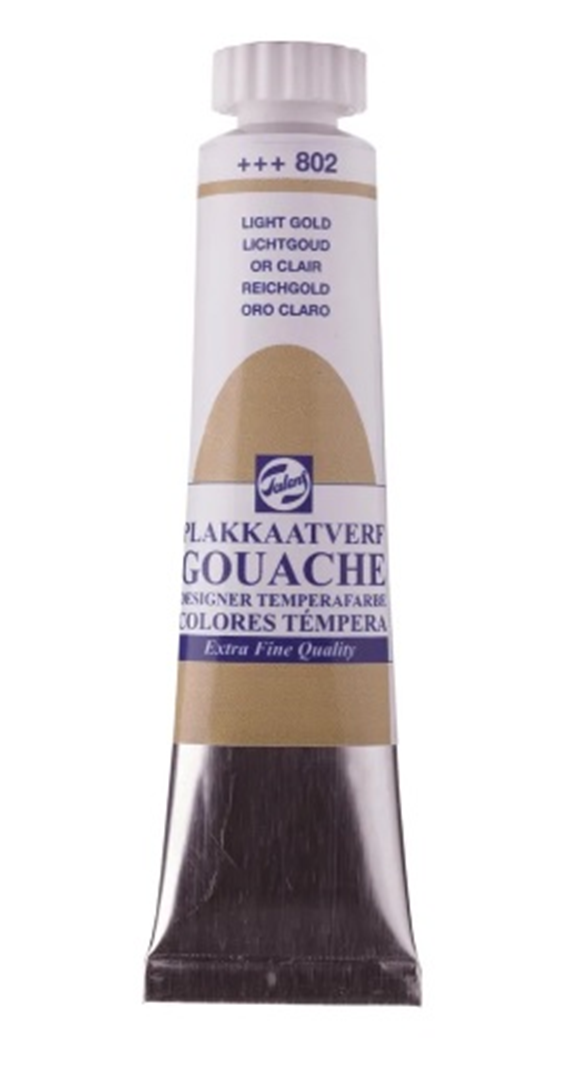 Gouache Tempera Extra Fine 802 Oro Chiaro Gouache Tempera Extra Fine Tubo 20 Ml — immagine 2
