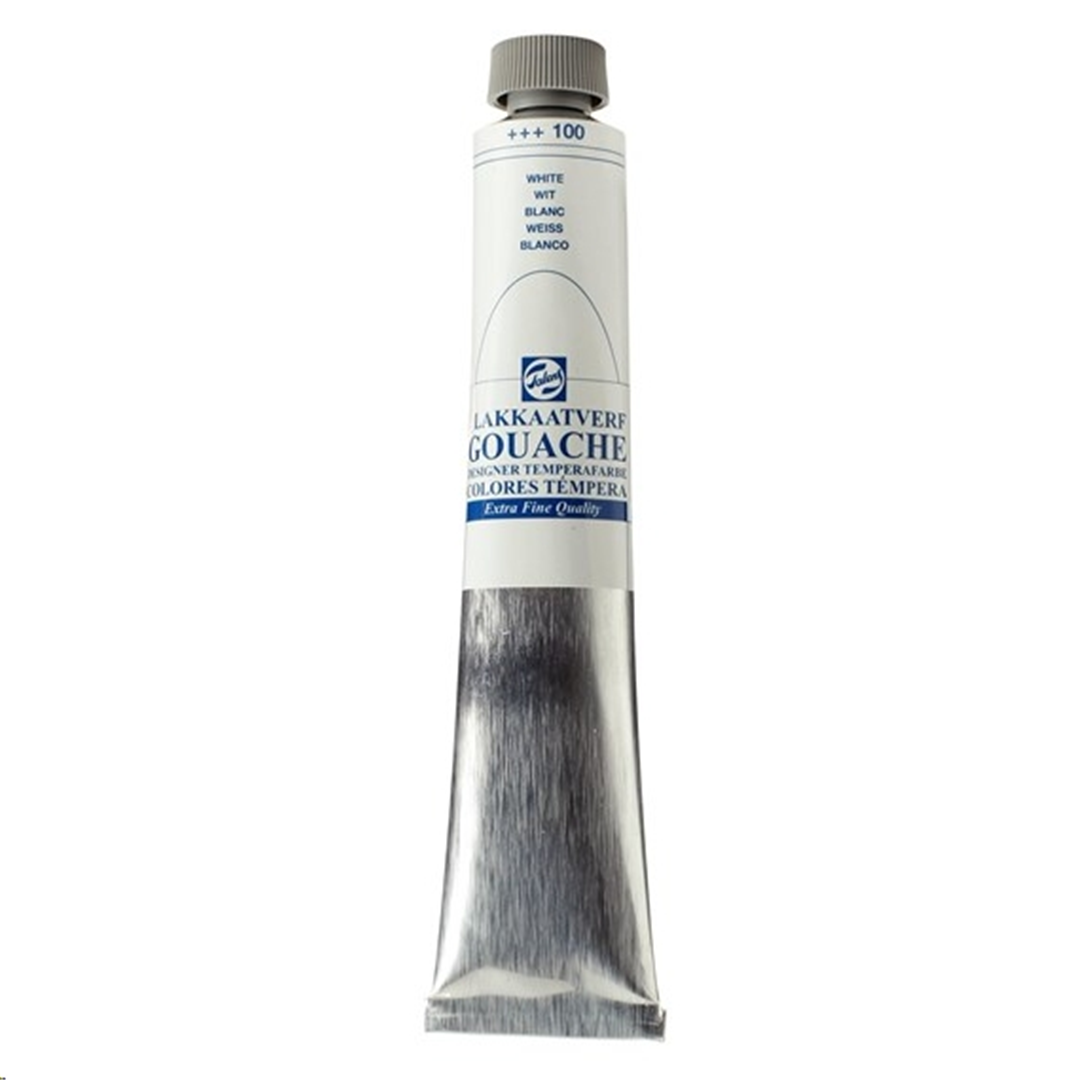 100 Bianco Gouache Tempera Extra Fine Tubo 60 Ml — immagine 2