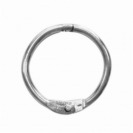 Scatola 100 Anelli In Metallo 20mm X Rilegatura