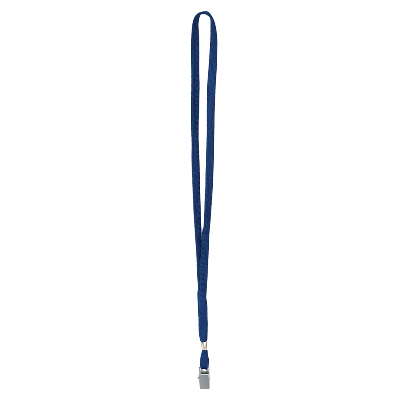 100 Pcs Pack Lanyard For Badge Holder W / Clip B-Blue | Lebez
