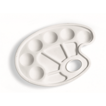 Tavolozza Plastica 10 Scomparti 23x17
