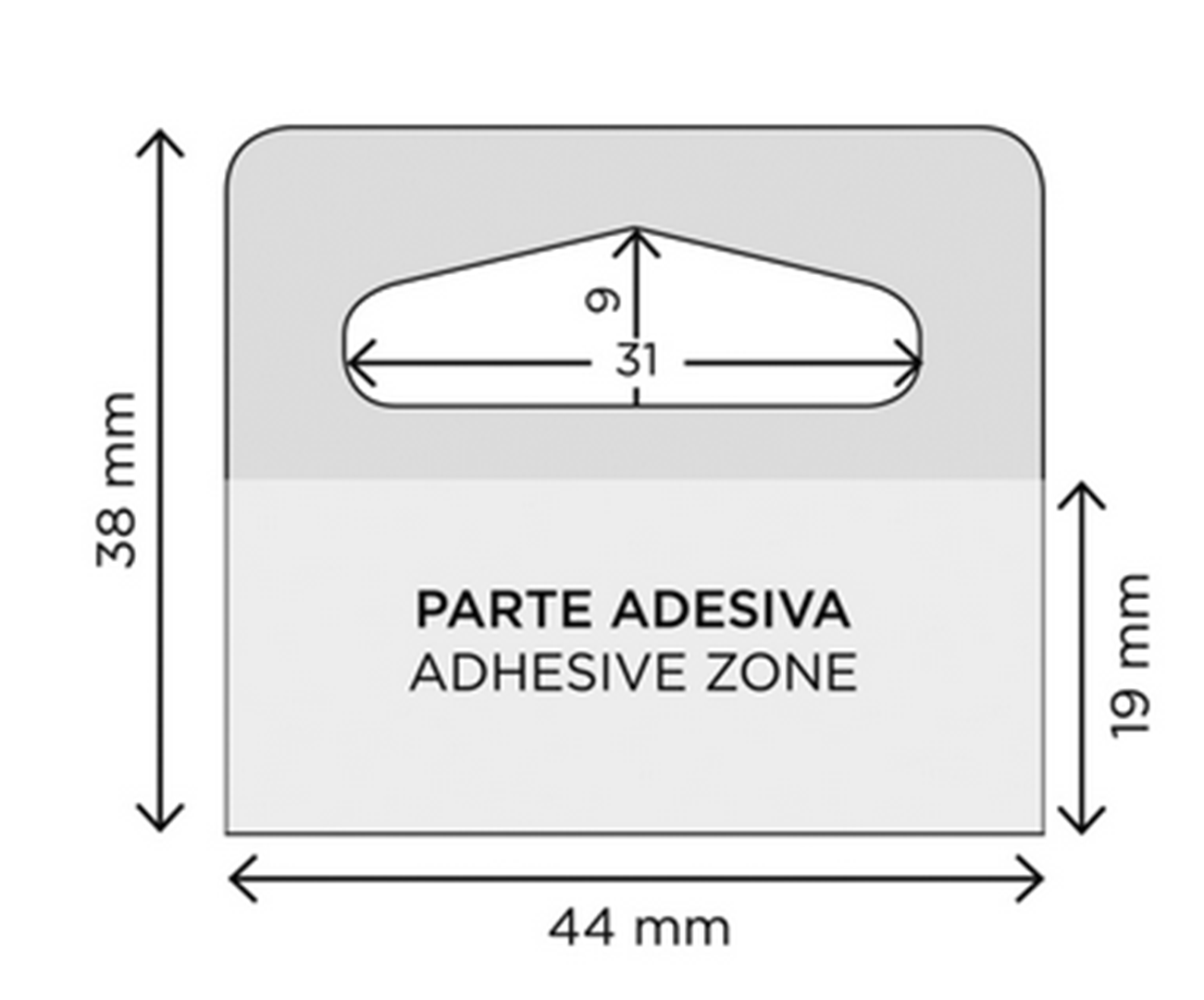 Appendicartello Adesivo 80pz. — immagine 2