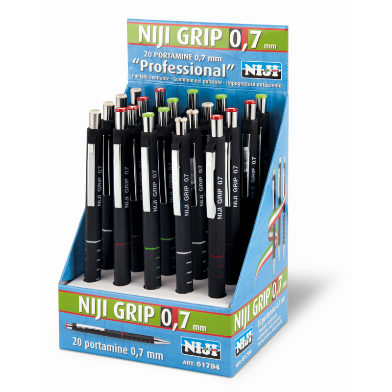 Mechanical Pencil  Grip 0,7 With Rubber - 1 Pc | Niji