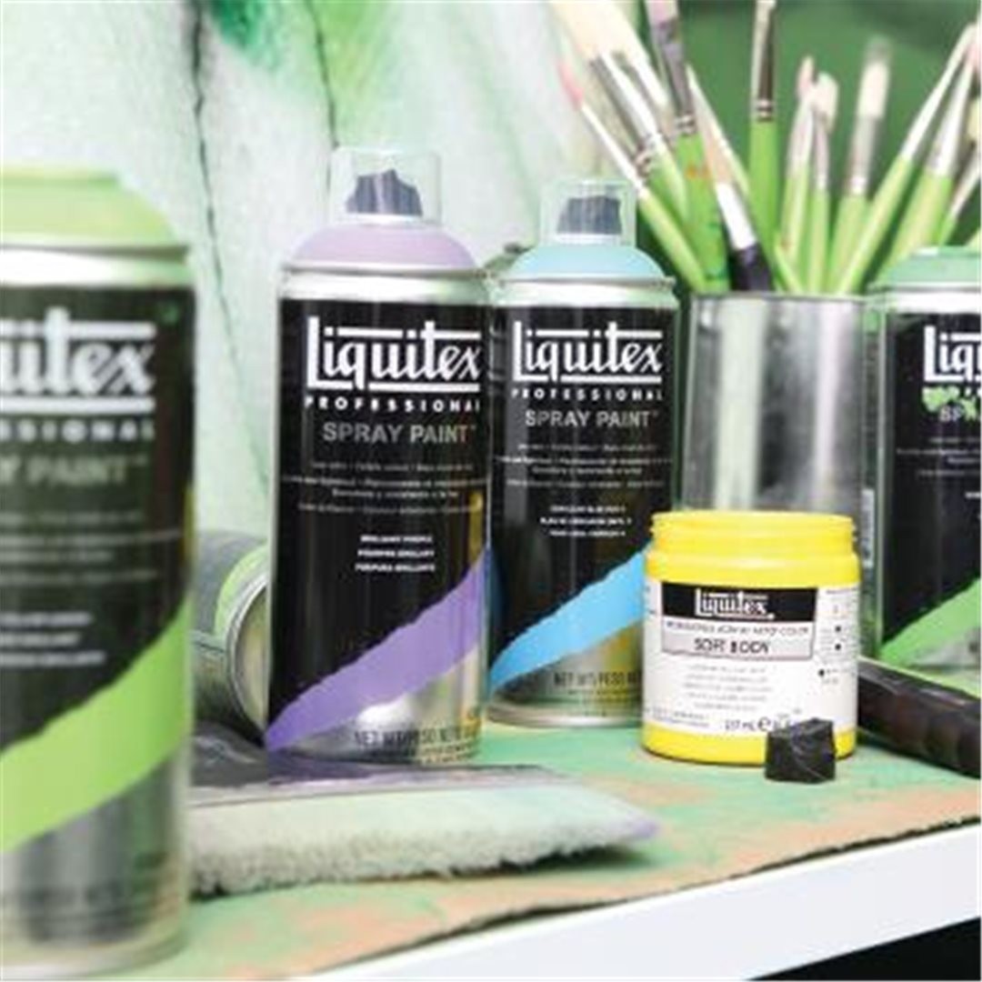 Colore Acrilico  Spray Paint 400 Ml - 7599 Grigio Neutro 7 — immagine 3