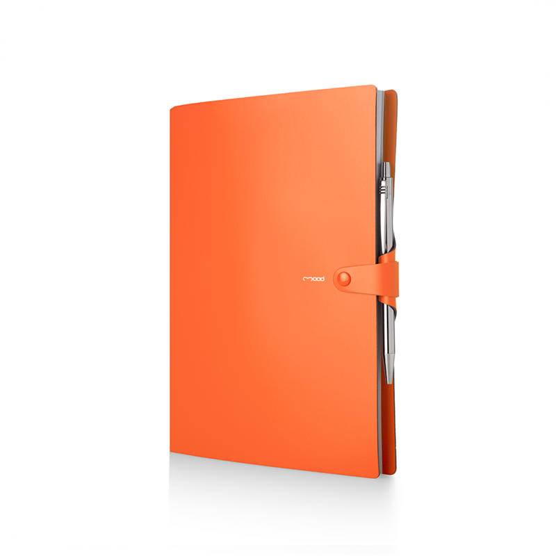 Agenda Settimanale 15x21cm Mood Desk Spiralata Arancione | Intempo