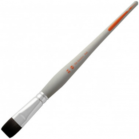 Pennello Serie 751 N. 20 Geremia Cerri Piatto Sintetico Hidro Manico Corto