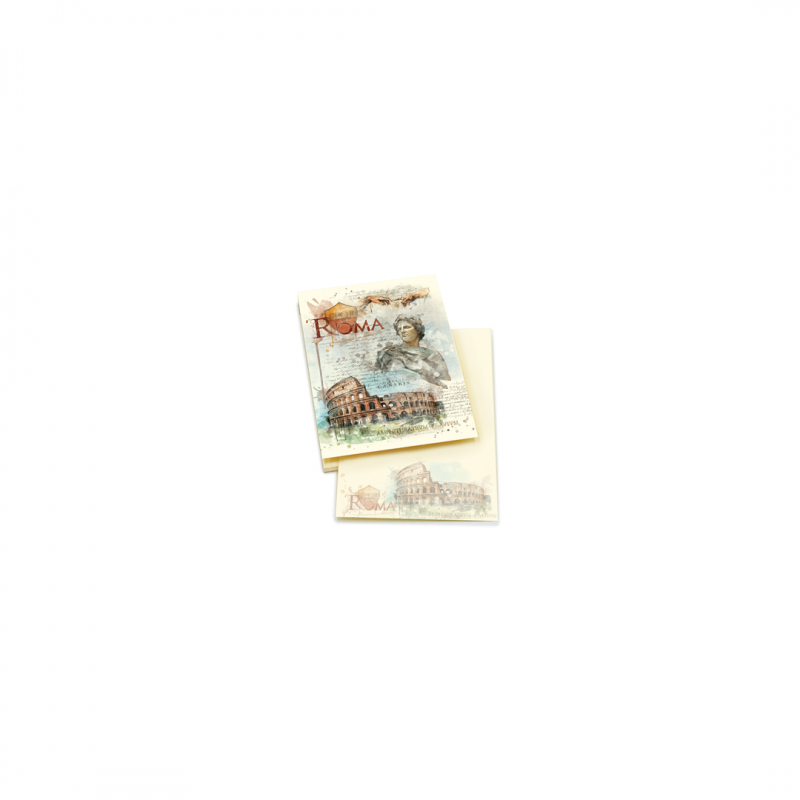 Memo 30 Fogli Stampa Interna Roma Giulio Cesare E Colosseo | Kartos X Vertecchi