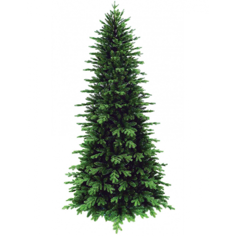 Christmas Tree Poly Old Valley Slim 180 Cm Pre-Illuminated With 392led | Selezione Vertecchi